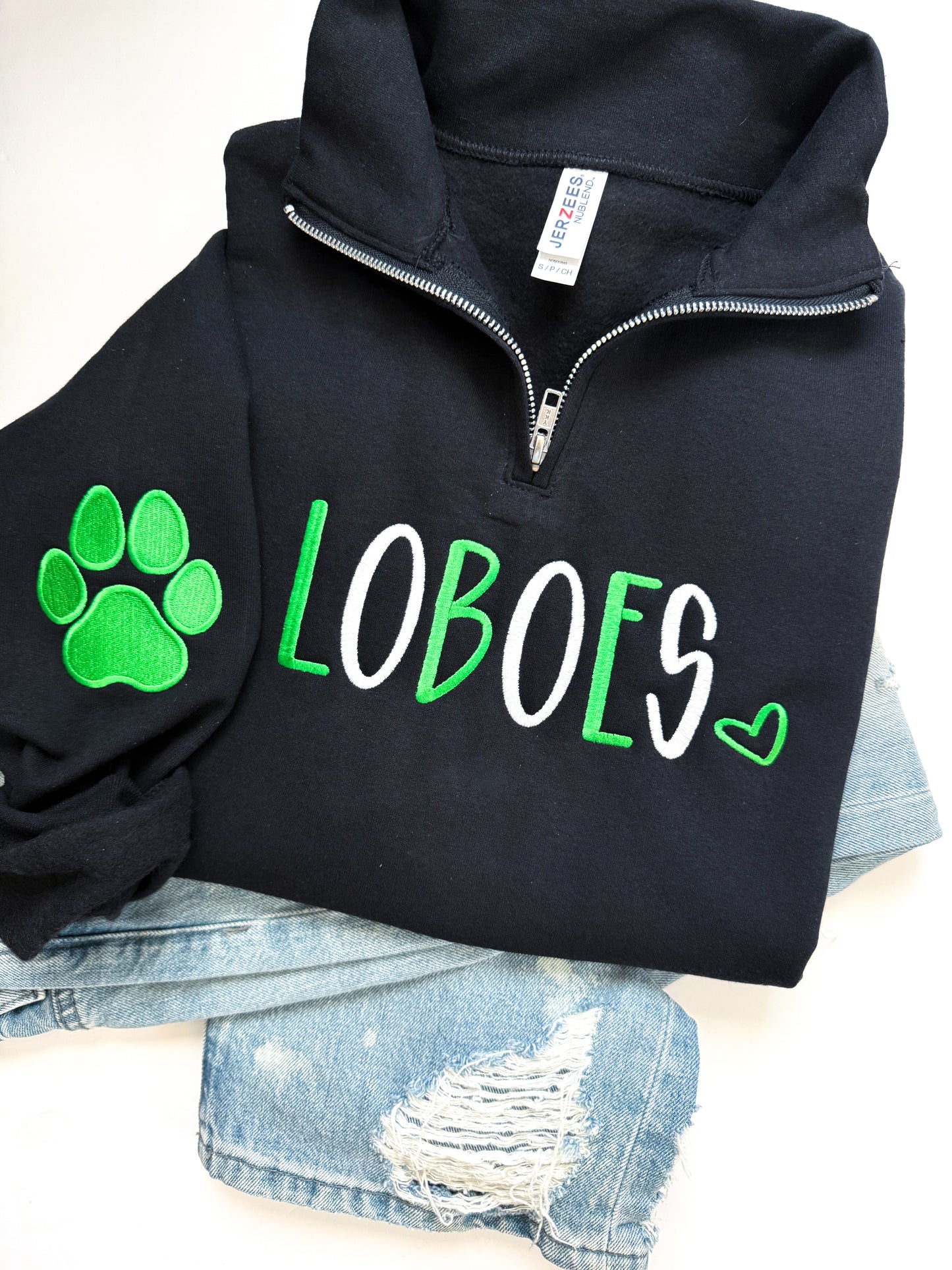LOBOES quarter zip