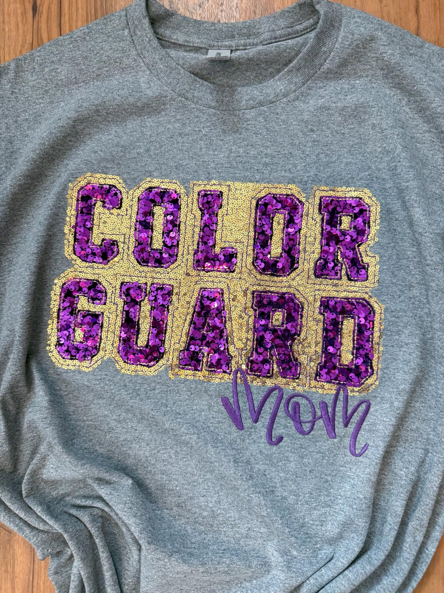 Color Guard mom t-shirt
