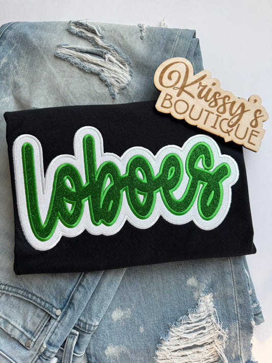Loboes glitter stacked