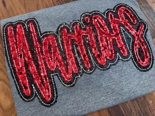 Warriors bling applique