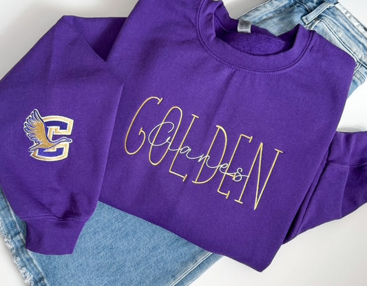 GOLDEN Cranes Crewneck Sweatshirt