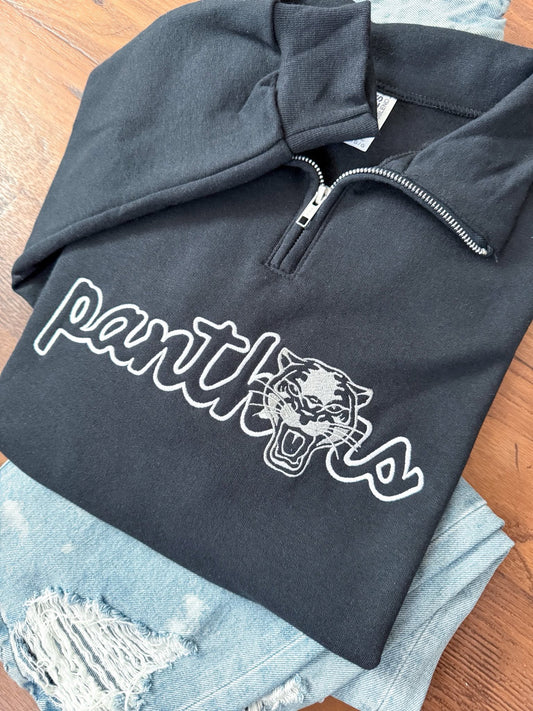 Panthers quarter zip sweatshirt